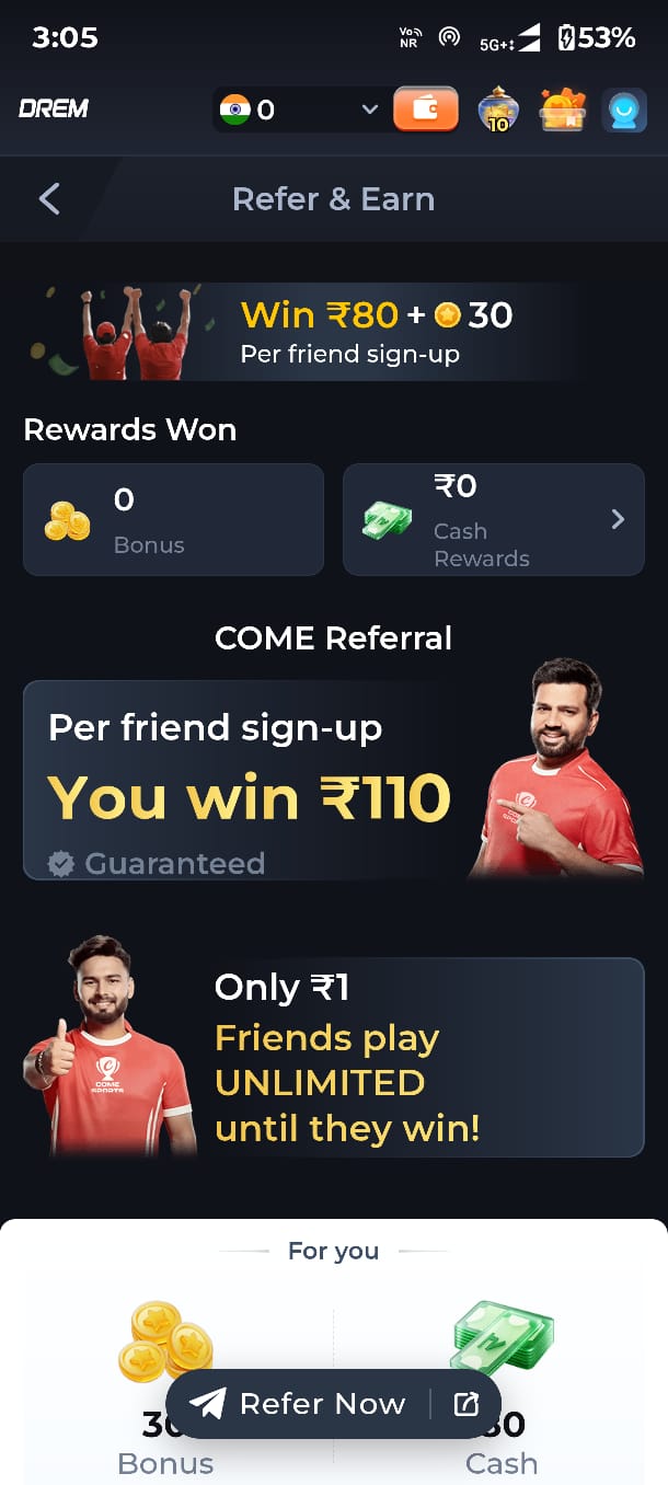 DREM IPL Fantasy Cricket Game and Cricket Fantasy App